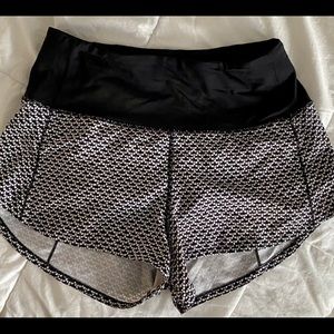 Lululemon high rise speed shorts 2.5”
